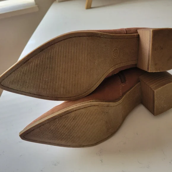 Suede Booties - Picture 3 of 4